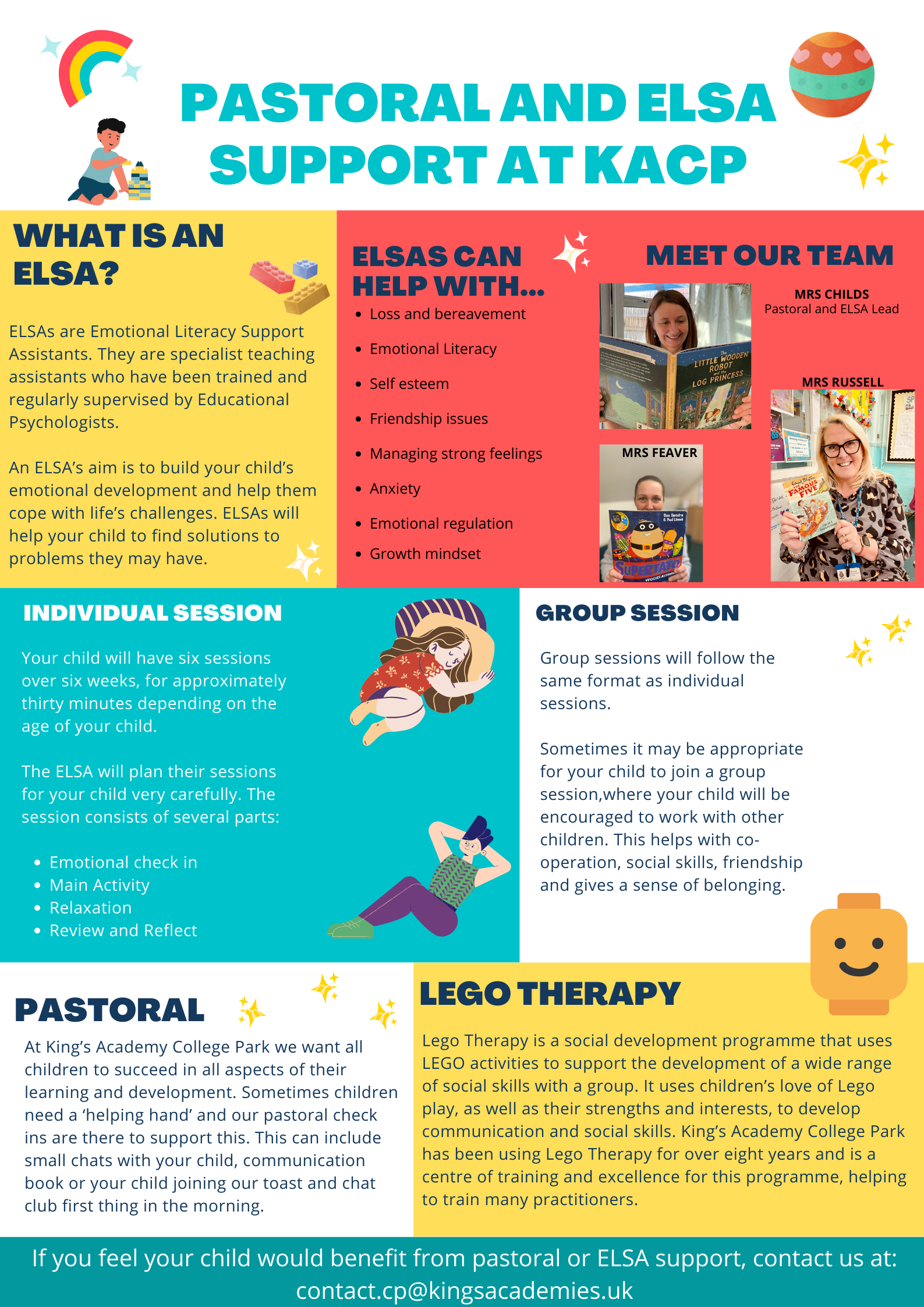 Pastoral and ELSA support at KACP poster